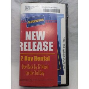*Empty Box* Blockbuster Any Given Sunday Blockbuster Video Clamshell Case